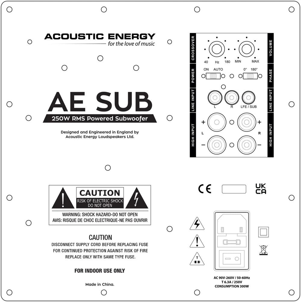 Acoustic Energy AE SUB Powered Subwoofer