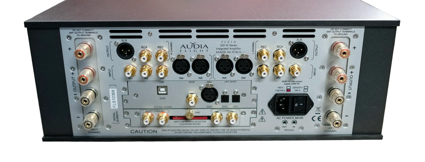 Audia Flight FLS 10 Fully Balanced Stereo Integrated Amplifier